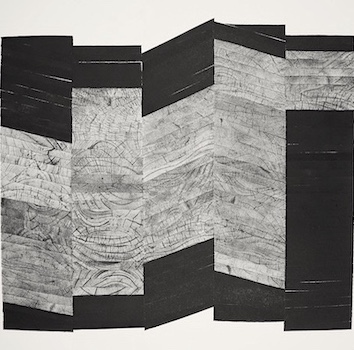 Untitled 22 II. woodblock 49x62.5cm(paper), 36x40cm(image). 2022.