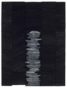 Interlace 09 I. woodblock. 70x49cm(paper). 48x36cm(image). 2014