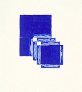 Blank Space 21 I. woodblock. 49x45cm(paper). 25.5x21cm(image). 2021.